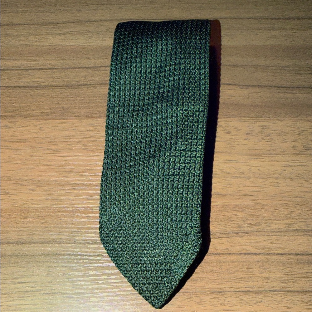 Eton Green Grenadine Tie